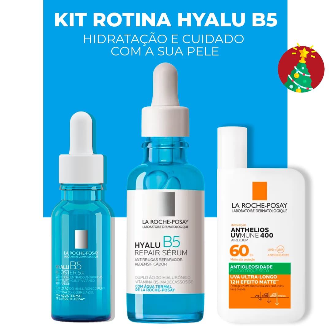Hyalu B5 Face e olhos + Anthelios UVmune (3 PRODUTOS)